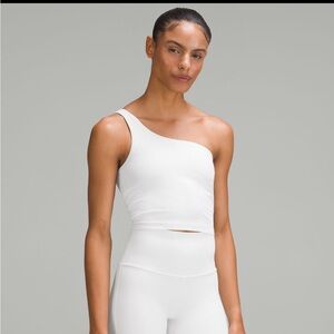 Lululemon Ribbed Nulu Asymmetrical Yoga Tank - One Shoulder